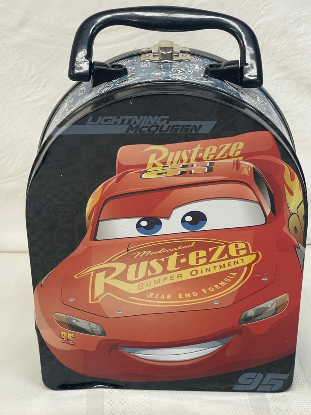 Disney Pixar Lightning McQueen Red Kids Lunch Box